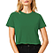 Short Sleeve Cropped Tee Turkish Kelly