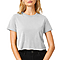 Short Sleeve Cropped Tee White