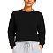 Crewneck Cropped Sweatshirt Black