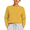 Crewneck Cropped Sweatshirt Gold