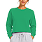 Crewneck Cropped Sweatshirt True Kelly Green