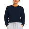 Crewneck Cropped Sweatshirt Navy