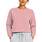 Crewneck Cropped Sweatshirt Powder Pink