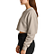 Crewneck Cropped Sweatshirt Sand