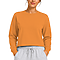 Crewneck Cropped Sweatshirt True Orange