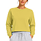 Crewneck Cropped Sweatshirt Yellow