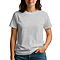 Everyday Essential Tee Heather Grey Women-Front