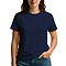 Everyday Essential Tee Heather Navy Women-Front