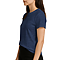 Everyday Essential Tee Heather Navy Women-Side