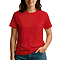 Everyday Essential Tee True Red Women-Front