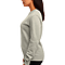 Essential Crewneck Sweatshirt Ash Women-Side
