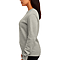 Essential Crewneck Sweatshirt Ash Women-Side