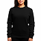 Essential Crewneck Sweatshirt Black Women-Front
