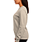 Essential Crewneck Sweatshirt Dust Women-Side