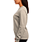 Essential Crewneck Sweatshirt Dust Women-Side