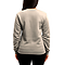 Essential Crewneck Sweatshirt Sand Women-Back