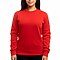 Essential Crewneck Sweatshirt True Red Women-Front