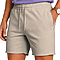 Fleece Raw Edge Shorts Sand