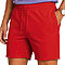 Fleece Raw Edge Shorts True Red