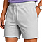 Fleece Raw Edge Shorts White