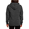 Everyday Essential Hoodie Dark Heather Grey Women-Back