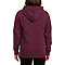 Everyday Essential Hoodie Maroon Women-Back