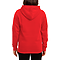 Everyday Essential Hoodie True Red Women-Back
