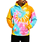 Tie Dye Hoodie Yellow Spiral