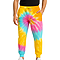 Tie Dye Jogger Yellow Spiral