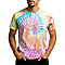 Tie Dye T-Shirt Yellow Spiral