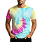 Tie Dye T-Shirt Dark Multi Spiral